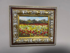 Gian Carlo D'Ascenzi 'Poppies from Italy' Oil Painting