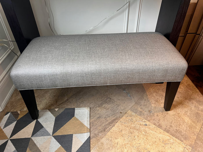 Silva Custom Furniture Grey Upholstered Bench