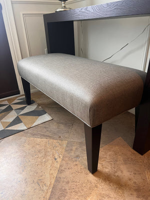 Silva Custom Furniture Grey Upholstered Bench