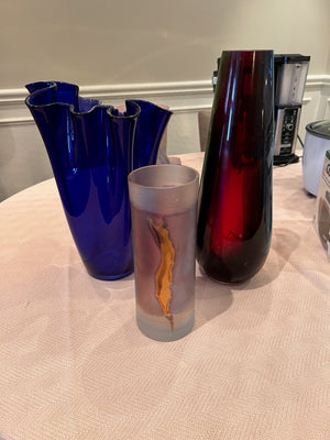 3 Decorative Vases Lot