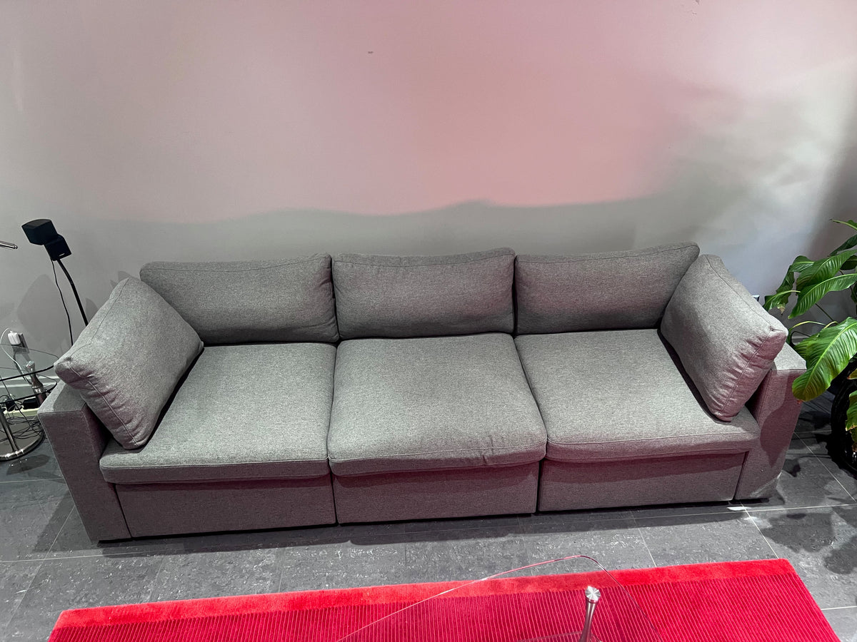 LIKE NEW Cozey Ciello Collection Dream Grey Sofa (*retail $1,795 ...