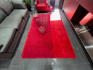 Red Wool Area Rug