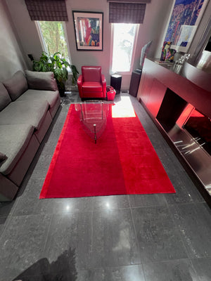 Red Wool Area Rug