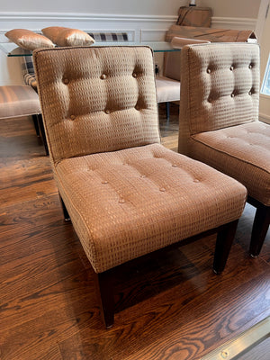 Pair of Tufted Accent Chairs