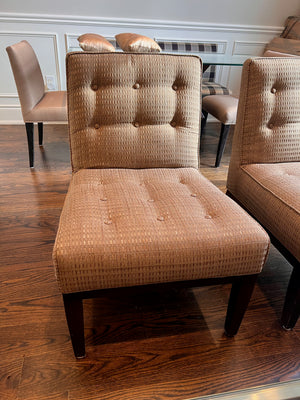 Pair of Tufted Accent Chairs