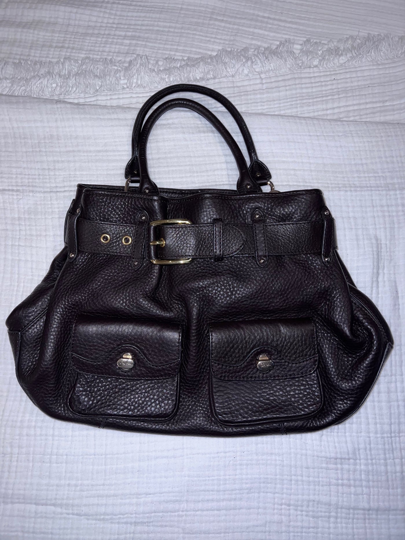 Cole Haan Orange Woven Leather Shoulder Bag Purse 2676-63-21121 – Walker /  Viden Luxury Consignment