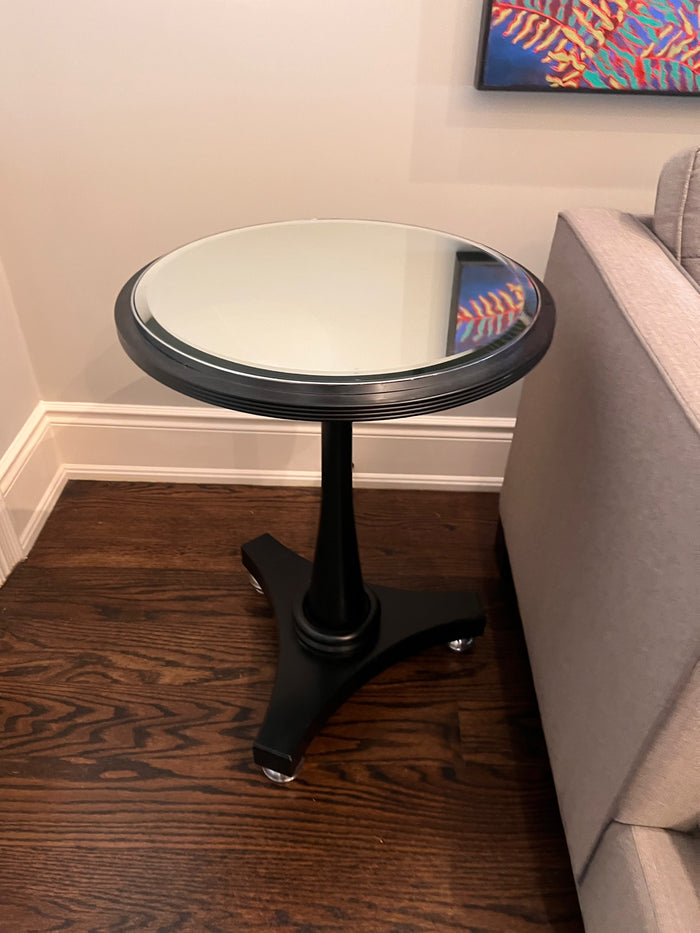 Pair of Global Views Mirrored Side Tables