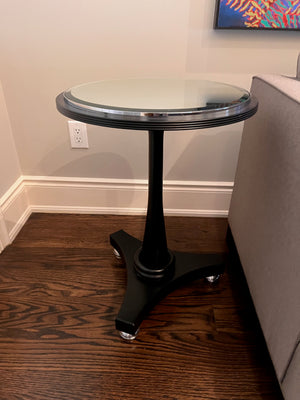 Pair of Global Views Mirrored Side Tables