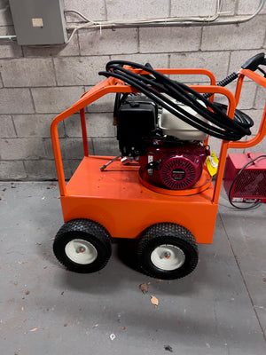 4000PSI Gas Pressure Washer with Honda GX 390 Engine (Orange Push Cart was Custom Designed)