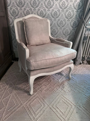 Restoration Hardware Merseilles Linen Chair