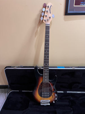 Ernie Ball Music Man EBMM Sterling 5 Sunburst Bass Guitar