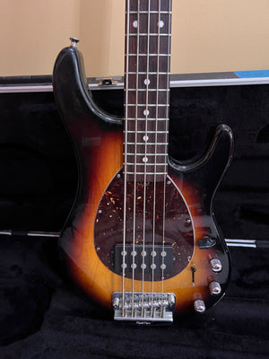 Ernie Ball Music Man EBMM Sterling 5 Sunburst Bass Guitar