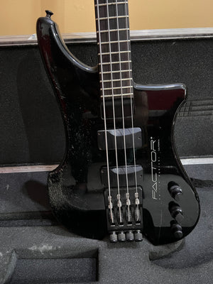 *RARE!-  Philip Kubicki Factor Black Bass Guitar