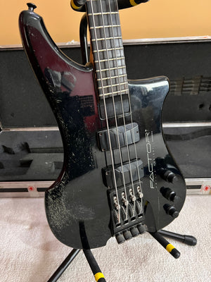 *RARE!-  Philip Kubicki Factor Black Bass Guitar