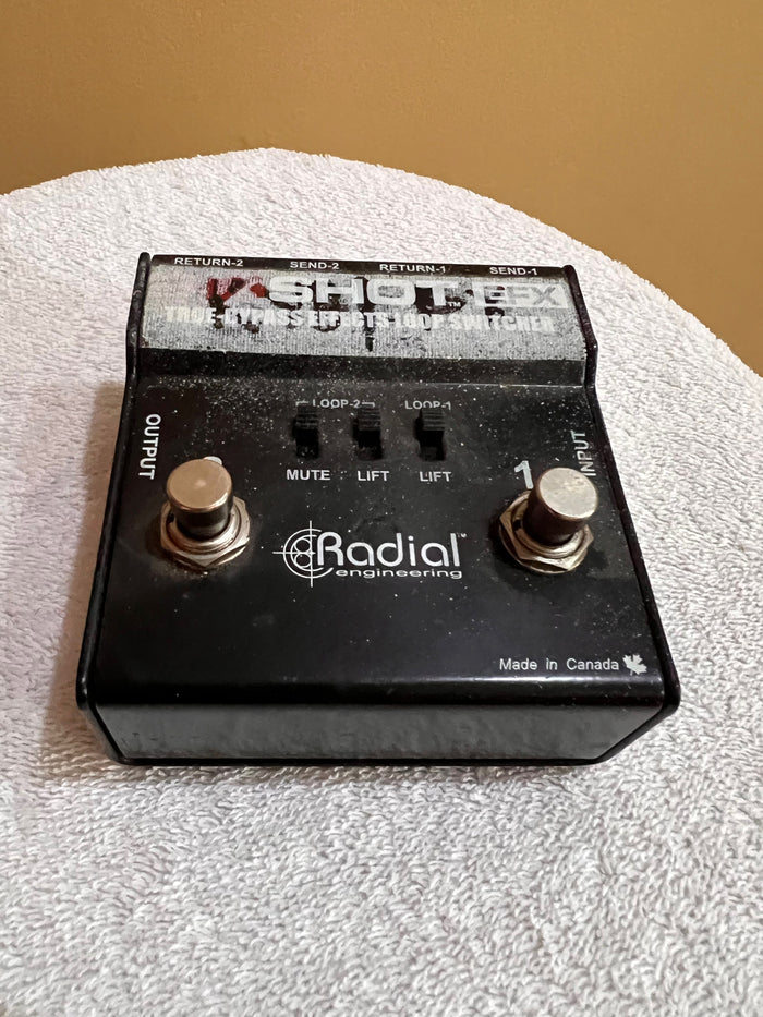 radial engineering bigshot efx True Bypass Effects Loop Switcher