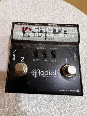 radial engineering bigshot efx True Bypass Effects Loop Switcher