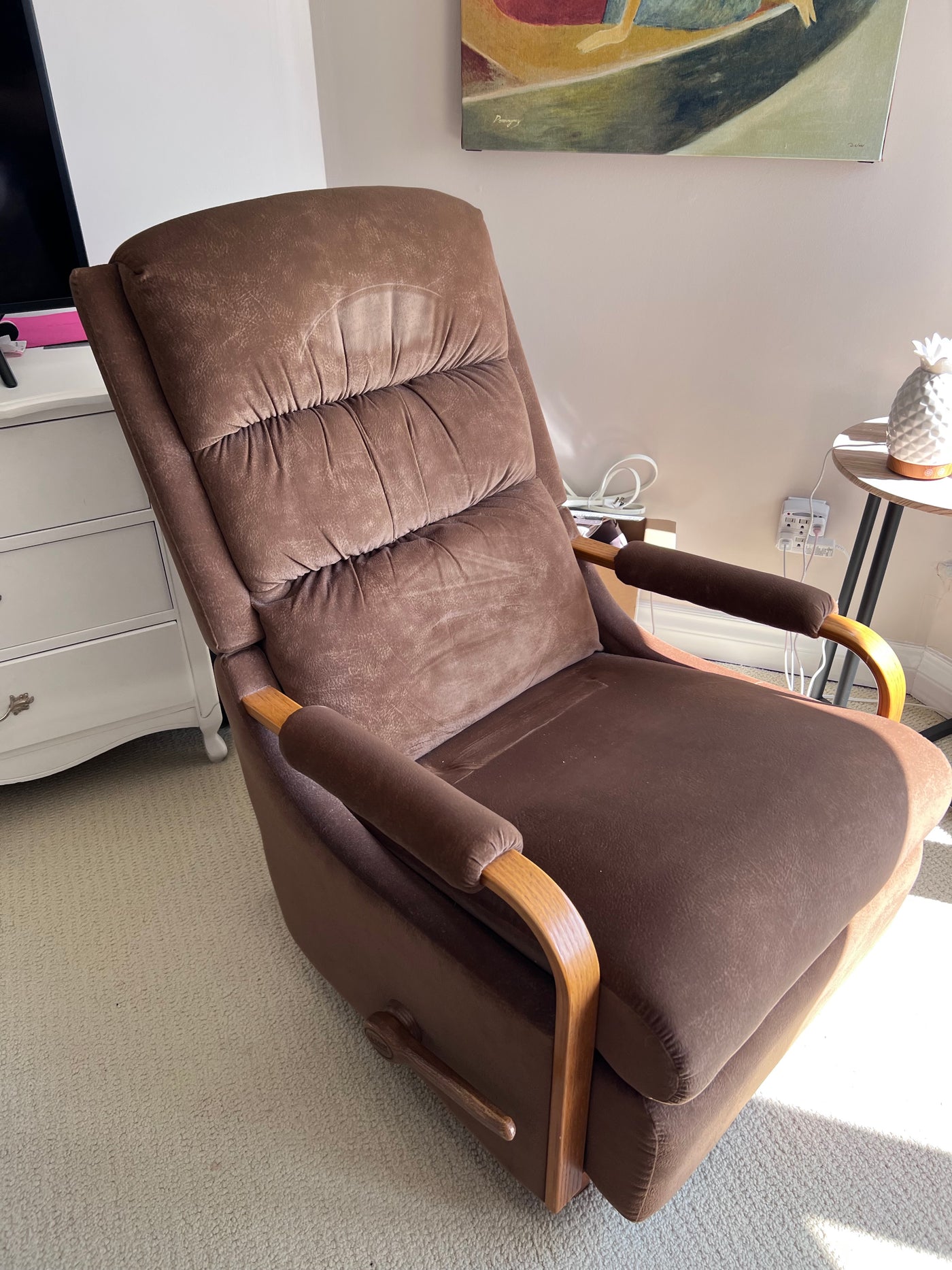 Vintage best sale rocker recliner