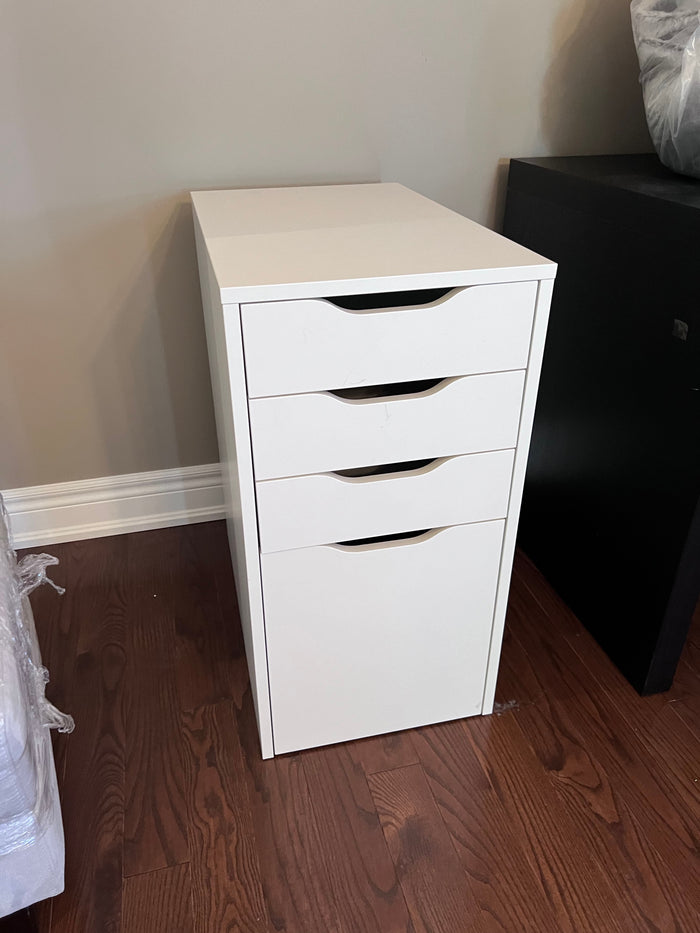 IKEA ALEX Drawer unit/drop file storage, white (*retail $169)