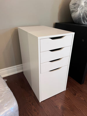 IKEA ALEX Drawer unit/drop file storage, white (*retail $169)