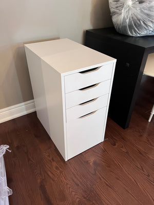 IKEA ALEX Drawer unit/drop file storage, white (*retail $169)