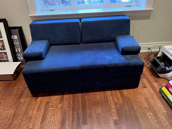 Blue Futon Sofa Bed