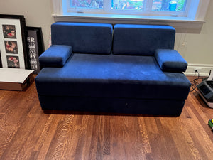 Blue Futon Sofa Bed