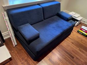 Blue Futon Sofa Bed