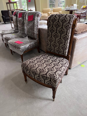 4 Henredon 'Upholstery Collection' Accent Chairs on Casters (*4 Available- Priced Individually)