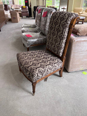 4 Henredon 'Upholstery Collection' Accent Chairs on Casters (*4 Available- Priced Individually)