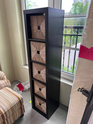IKEA Kallax Shelf Unit, with Baskets