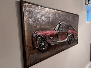 3D Car Wall Art