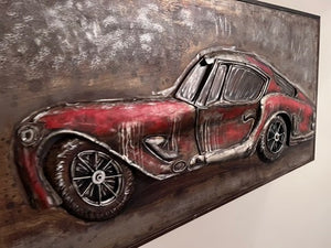 3D Car Wall Art