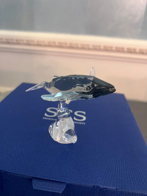 #1- Swarovski Crystal 2012 SCS Young Paikea Whale #1096741