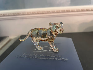 #3- Swarovski Crystal SCS 2010 Standing Tiger Cub #1051686