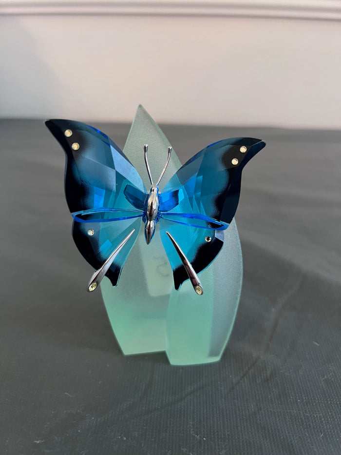 Swarovski Crystal Paradise Butterfly Ambur Turquoise #622735 (*NO BOX)