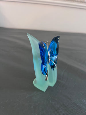 Swarovski Crystal Paradise Butterfly Ambur Turquoise #622735 (*NO BOX)