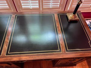 Sligh Leather Top Executive Desk