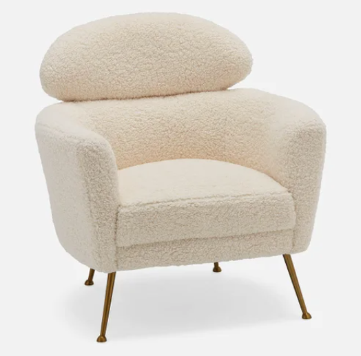 Shepard faux shop shearling armchair