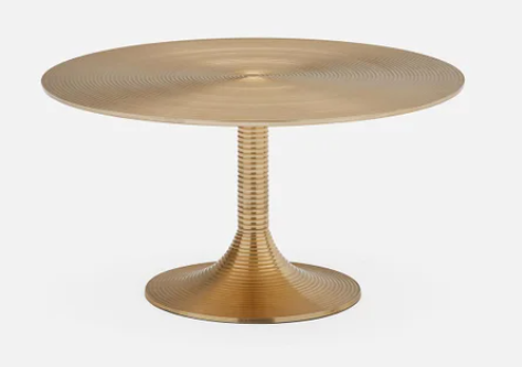 Structube SPIRA Gold aluminum coffee table (*Retail $329)