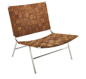 CB2 Woven Suede Chair (*retail $690)