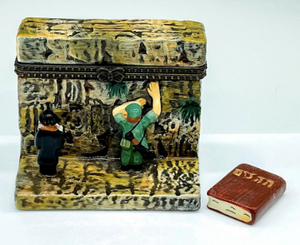 JACOB ROSENTHAL JUDAICA COLLECTION WAILING WALL TRINKET BOX BY YITZY ERPS