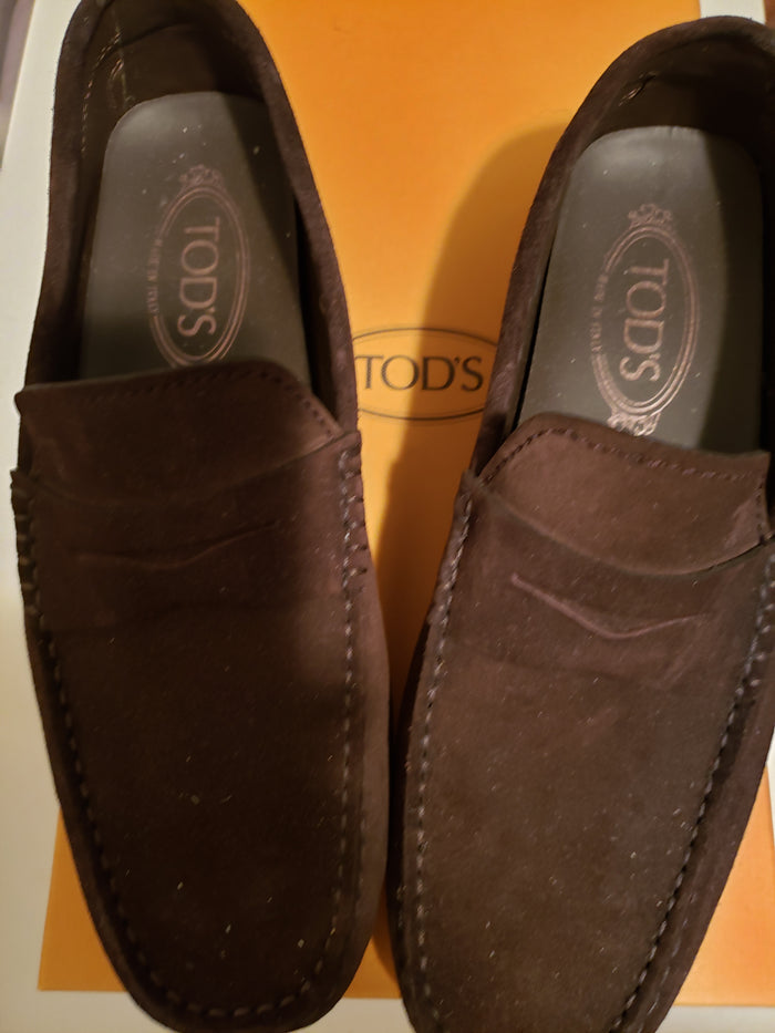 Men's Todd's Suede Penny Loafers