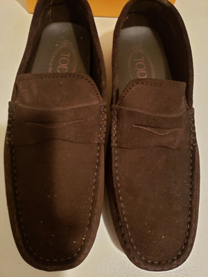 Men's Todd's Suede Penny Loafers