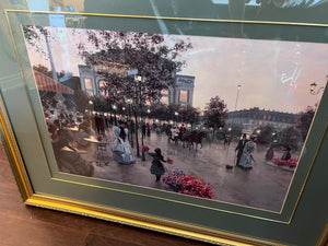 Signed Print- 'Bustling Boulevard' by Christa Kieffer