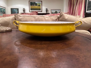 Vintage Dansk Yellow Paella Pan- 17"