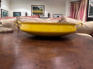 Vintage Dansk Yellow Paella Pan- 17"