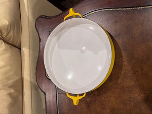 Vintage Dansk Yellow Paella Pan- 17"