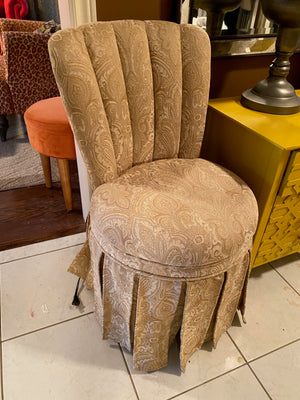 2 Bombay & Co Accent Chairs + Yellow 3 Drawer Table