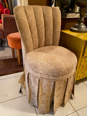 2 Bombay & Co Accent Chairs + Yellow 3 Drawer Table