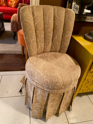 2 Bombay & Co Accent Chairs + Yellow 3 Drawer Table